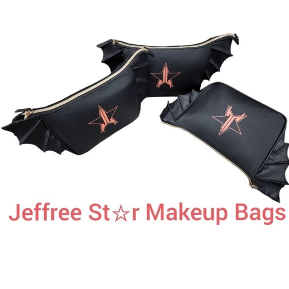 Jeffree Star Bags New Jeffree Star Bat Wing Black Makeup Bag